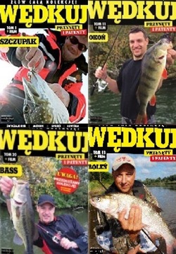 ZESTAW WĘDKARSKI Szczupak, Bass, Okoń i Boleń+ 4CD