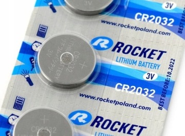 Установите 30 шт. Батарея батарея CR2032 3V Litowa Slond +- Плоское пульт дистанционного управления