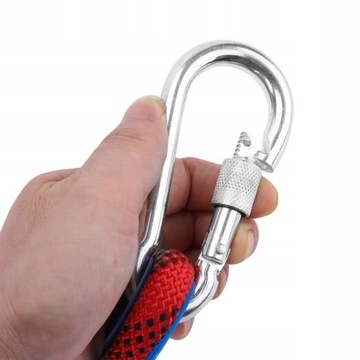 LINKA STATYCZNA 10M 12mm z zatrzaśnikiem