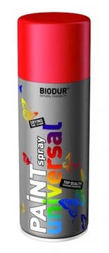 BIODUR EMALIA CZERWONY SYGNA SPRAY 400ML/ RAL 3002