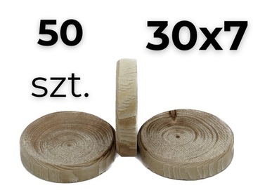 Sęki, fleki gałęziowe zaprawki świerk 30x7 ok.50szt