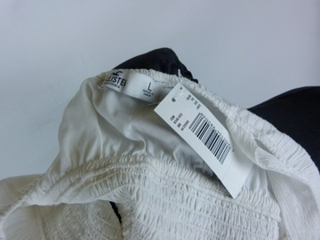 Hollister koszulka biały top wiskoza / L z metką