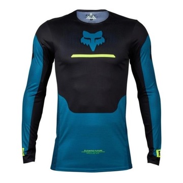 Bluza cross FOX FLEXAIR OPTICAL MAUI BLUE niebieski czarny GRATISY