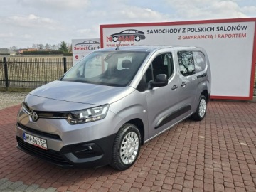 Toyota Proace City Furgon Brygadowy 1.5 D-4D 100KM 2021 Toyota ProAce City LONG 1.5 D-4D Salon Polska 31.000 km Finansowanie FV 23%, zdjęcie 4