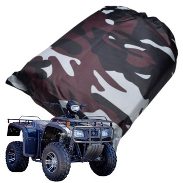 POKROWIEC PLANDEKA UTV ATV QUAD MORO 260X150X150 cm 210D Wodoodporna