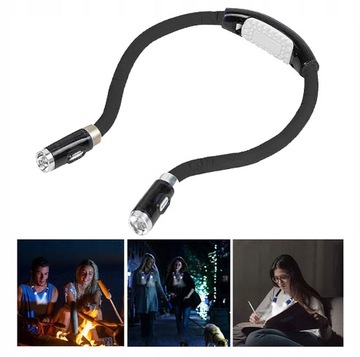 СВЕТОДИОДНАЯ ШЕЙНАЯ ЛАМПА ДЛЯ ЧТЕНИЯ USB 3 ЦВЕТА АККУМУЛЯТОР