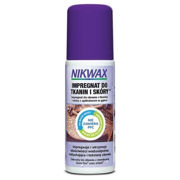 Nikwax Impregnat do obuwia tkanina i skóra gąbka