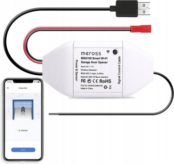 E19 Meross MSG100 sterownik bramy garażowej Wifi