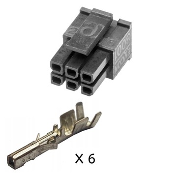 Wtyczka Micro-Fit 6-PIN