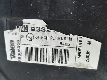 LEVÝ SVĚTLO PŘEDNÍ OPEL MERIVA A