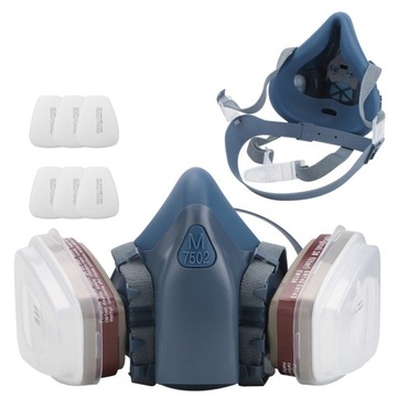 ПРОТИВОГ ДЛЯ ПОКРАСКИ И ШЛИФОВКИ ПОЛУМАСКА + ДОПОЛНИТЕЛЬНЫЕ ФИЛЬТРЫ