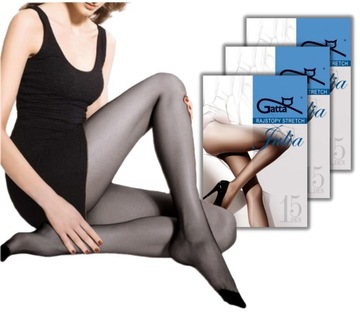Rajstopy Gatta Julia STRETCH 3-M topino 3-pak