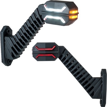 LAMPA OBRYSOWA LED TRZYFUNKCYJNA DO PRZYCZEPY LEWA
