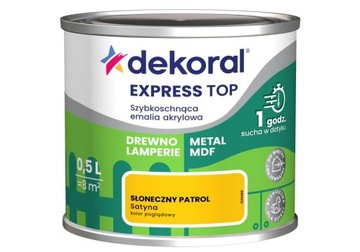 FARBA DEKORAL AKRYLUX 0,5L SŁONECZNY PATROL