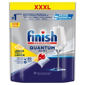 Tabletki do zmywarki FINISH Quantum All in One Lemon 60 szt