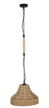 Lampa wisząca pleciona metal sznur Boho