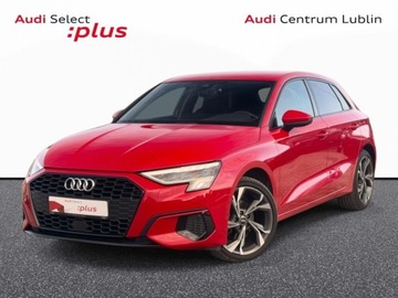 Audi A3 8Y Sportback 2.0 35 TDI 150KM 2022 Audi A3 Sportback Wirtualny kokpit ,Kamera cofania ,Ambiente 2.0 Diesel