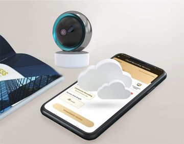 Внутренняя IP-камера Tuya с поворотом на 360° EasyCam, 3 Мпикс.