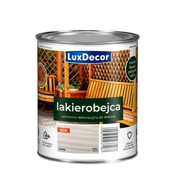 Лак-морилка Luxdecor Белая 2,2 л по дереву