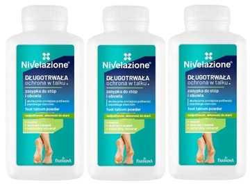 3 x NIVELAZIONE ZASYPKA DO STÓP I OBUWIA Nadpotliwość Nieprzyjemny zapach
