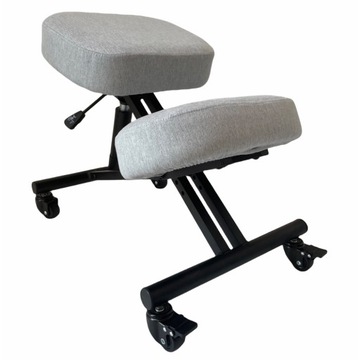Krzesło ergonomiczne z eko skóry fotel klękosiad regulowany do komputera