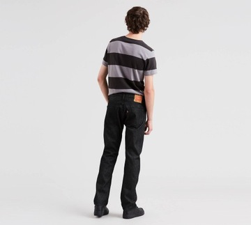 142 LEVIS 501 MĘSKIE JEANSY STRAIGHT STRETCH 50/32