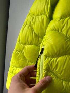 PEAK PERFORMANCE PP HELIUM HOOD JACKET KURTKA PUCHOWA LIMONKOWA L