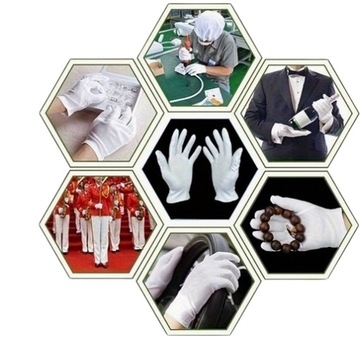 3 пары ПЕРЧАТОК КОСМЕТИЧЕСКИХ, ХЛОПКОВЫЕ, БЕЛЫЕ ПЕРЧАТКИ ДЛЯ УХОДА ЗА РУКАМИ