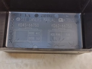 MAZDA CX-5 1 I 12-17 2.2 SKYACTIV-D SKŘÍŇKA BOX RELÉ KD45-66750