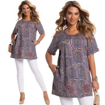 Subtelna Zjawiskowa Kobieca BLUZKA DAMSKA Dużo Rozmiarów