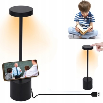 Lampa Stołowa Lampka Nocna Led Biurkowa Dotykowy
