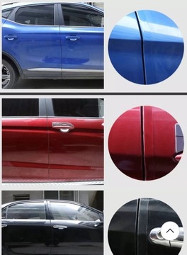 FOLIA TAŚMA ochronna na progi DRZWI samochodu Bezbarwna MOCNA 30mm x 5M