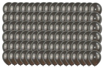 Balony metaliczne grafitowe shiny 5 cali 100 szt.