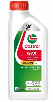 OLEJ SILNIKOWY CASTROL GTX RN17 5W30 1L