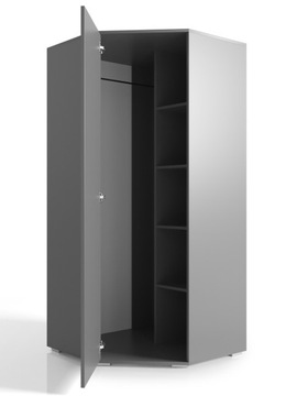 Szafa Narożna 1-Drzwiowa Klasyczna 80x80 VK23