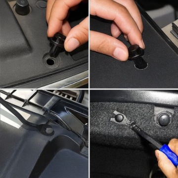 АВТОМОБИЛЬ ОБИВКА КЛИПЫ КОЛЫШКИ КЛИПЫ НАБОР 760 ЭЛ + СЪЕМНИКИ ГАЛСТУКИ