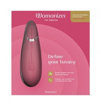 Стимулятор клитора Womanizer Premium 2 Малиновый