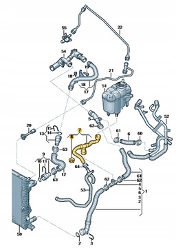AUDI OE 8W0121030K WAZ VODY