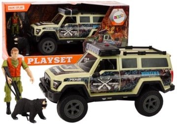 Автомобіль всюдихідний мисливський світло і звук бежевий Lean Toys мм