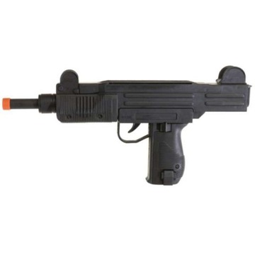 Pistolet czarny karabin broń gengstera UZI