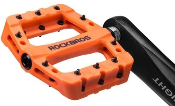 ВЕЛОСИПЕДНЫЕ ПЕДАЛИ УНИВЕРСАЛЬНАЯ ПЛАТФОРМА НЕЙЛОНОВЫЕ MTB LIGHT L+R