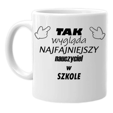 KUBEK Z NADRUKIEM PREZENT NA DZIEŃ NAUCZYCIELA WYCHOWAWCY NAUCZYCIELKI