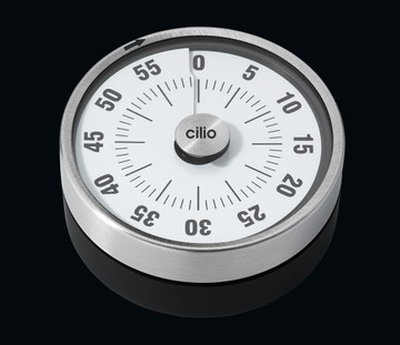 Таймер Cilio с магнитом, таймер Pure inox 8 x 3 см