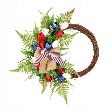 Sztuczna girlanda 40cm patriotyczne rekwizyty