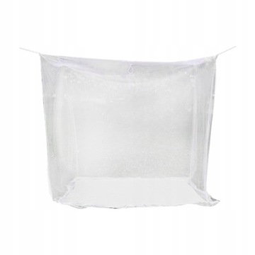 Net White Duże łóżko kempingowe do wnętrz i