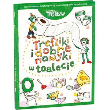 W toalecie. Trefliki i dobre nawyki. Rodzina Treflików