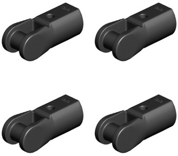 LEGO Uchwyt Czarny 23443 6143318 - 4szt