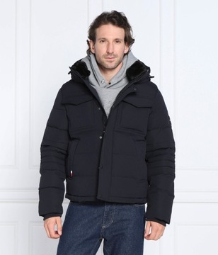 TOMMY HILFIGER kurtka | Regular Fit granatowa