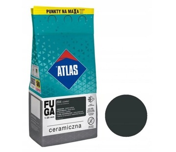 Fuga ceramiczna Atlas 204 CZARNY 2kg