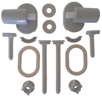 Петли с плавным закрыванием для досок Cersanit K99-0099 DELFI EKO MERIDA